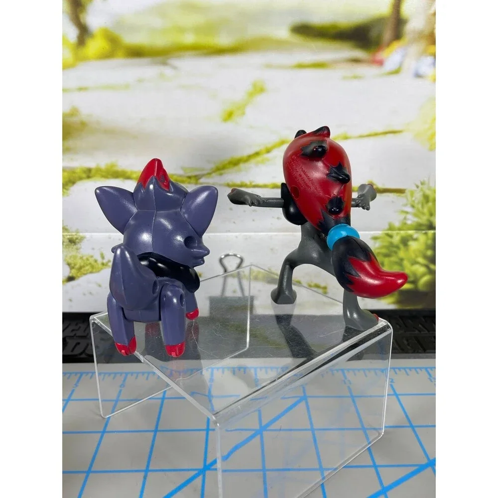 Pokemon Nintendo McDonald's Lot Zorua and Zoroark Figure Figurine 2011